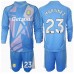 Aston Villa Emiliano Martinez #23 Keeper Tredjedraktsett Barn 2024-25 Langermet (+ Korte bukser)